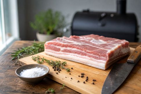 Six étapes clés pour préparer une poitrine de porc fumée maison