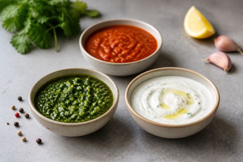 Trois sauces froides express à servir avec vos préparations à la plancha