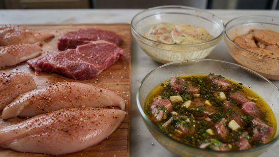 Choisir entre marinade sèche ou liquide selon votre plat