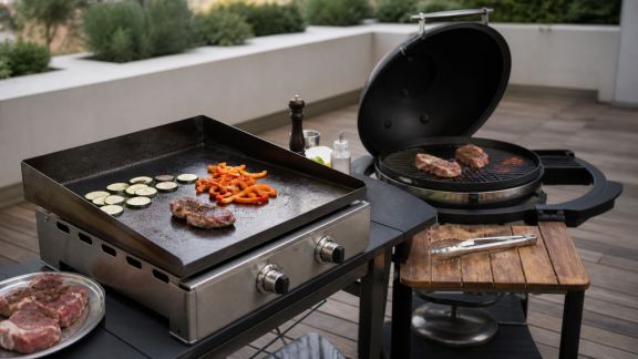 Plancha ou barbecue hybride : quelle polyvalence pour votre terrasse ?