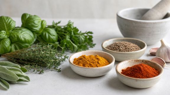 Comment associer herbes et épices pour relever les plats végétariens