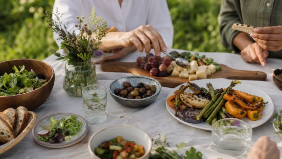 Sélection de recettes végétariennes conviviales à partager dehors